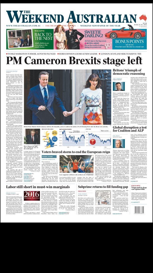 Τα πρωτοσέλιδα του Brexit: Καλή τύχη Βρετανία [εικόνες] | iefimerida.gr 14