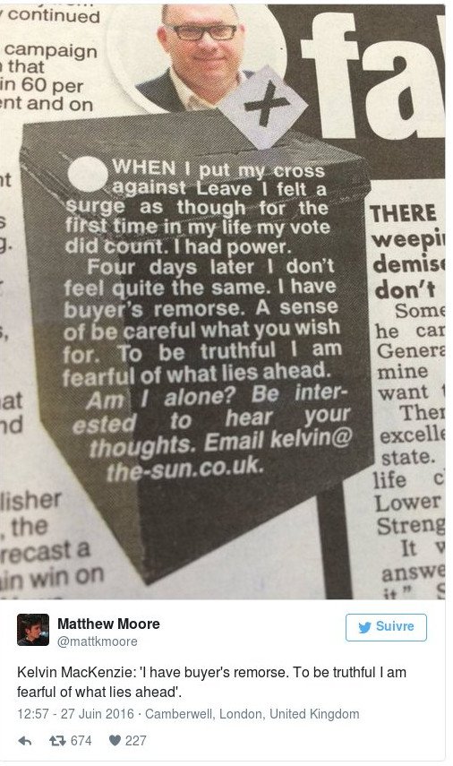 Σοκ: Ακόμη και η λαϊκίστικη Sun μετάνιωσε για το Brexit! [εικόνες] | iefimerida.gr 1