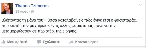 Καβγάς της οικογένειας με τον Θάνο Τζήμερο που αποκάλεσε «φασισταρά» τον Παύλο Φύσσα | iefimerida.gr 0