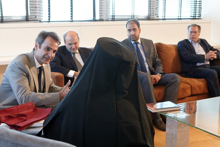 Συνάντηση του Κυριάκου Μητσοτάκη με τον Αρχιεπίσκοπο Αλβανίας Αναστάσιο [εικόνες] | iefimerida.gr 0