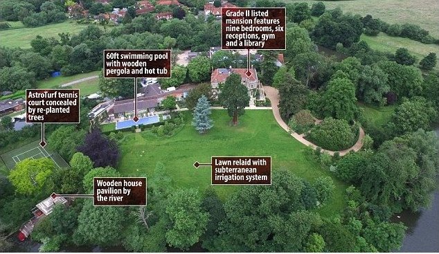 Η εξοχική κατοικία του Τζορτζ Κλούνεϊ και της Αμάλ -Αόρατοι στο χωριό [εικόνες] | iefimerida.gr 0