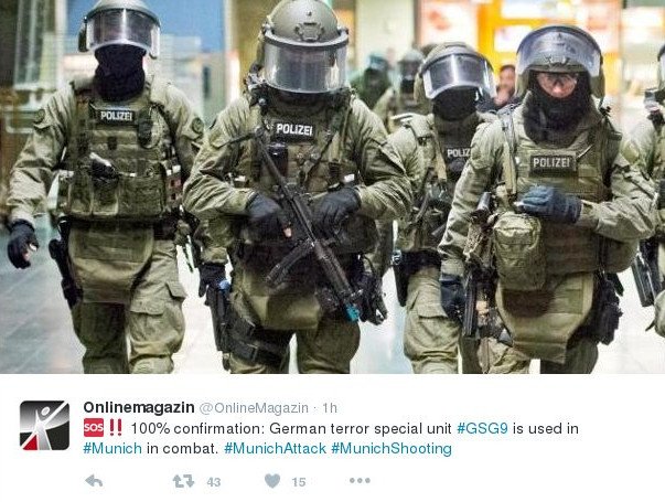 Μόναχο: Ανέλαβε η ελίτ των ειδικών δυνάμεων της Γερμανίας –Η ομάδα GSG9 [εικόνες&βίντεο] | iefimerida.gr 0
