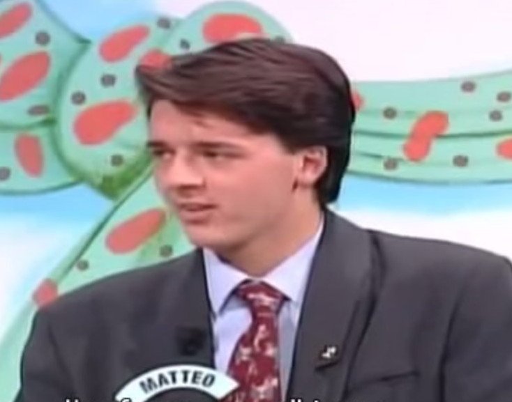 Ο Ματέο Ρέντσι 19 χρονών: Με φράντζα, στον Τροχό της Τύχης [εικόνες & βίντεο] | iefimerida.gr 1