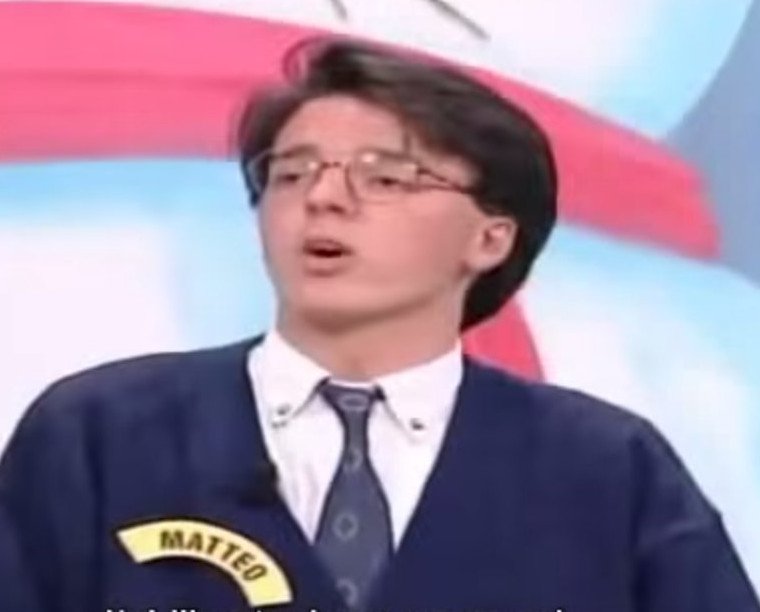 Ο Ματέο Ρέντσι 19 χρονών: Με φράντζα, στον Τροχό της Τύχης [εικόνες & βίντεο] | iefimerida.gr 2