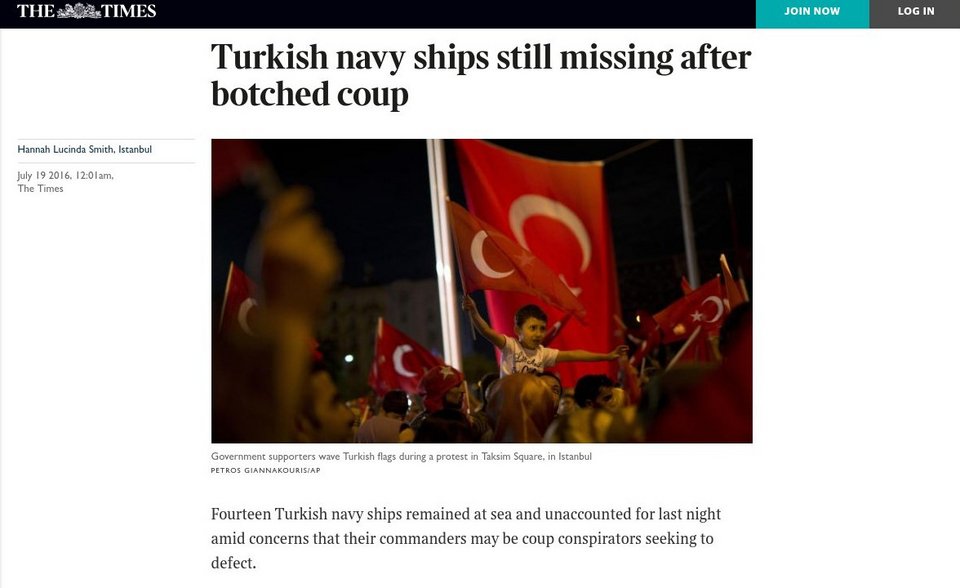 The Times: «Αγνοούνται» 14 τουρκικά πολεμικά πλοία -Ισως κατευθύνονται σε ελληνικά λιμάνια | iefimerida.gr 1