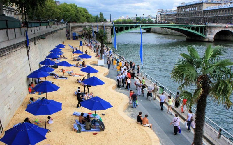O Σηκουάνας γέμισε παραλίες –Μια τρομερή ιδέα στην καρδιά του Παρισιού [εικόνες] | iefimerida.gr 0