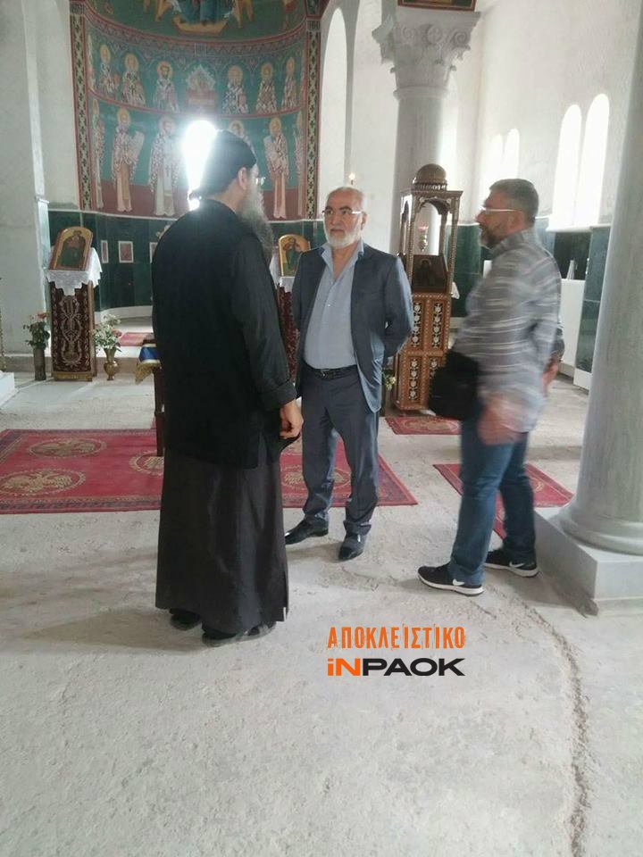 Ο Ιβάν Σαββίδης πάνω σε τρούλο τοποθετεί σταυρό σε εκκλησία στο Αγιο Ορος [εικόνα]  | iefimerida.gr 2