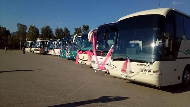 Ξεχωριστός γάμος στη Λαμία: Συνόδεψαν τη νύφη στην εκκλησία... 20 πούλμαν [εικόνες & βίντεο] | iefimerida.gr 0