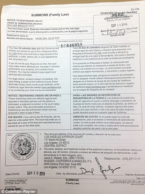 Αυτή είναι η αίτηση διαζυγίου που κατέθεσε η Αντζελίνα Τζολί [εικόνες] | iefimerida.gr 3