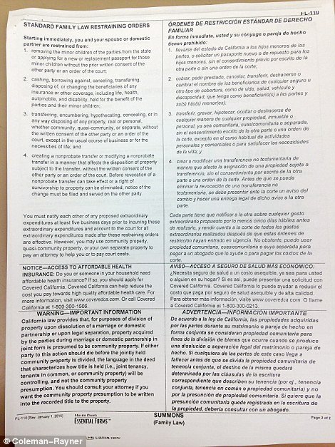 Αυτή είναι η αίτηση διαζυγίου που κατέθεσε η Αντζελίνα Τζολί [εικόνες] | iefimerida.gr 4