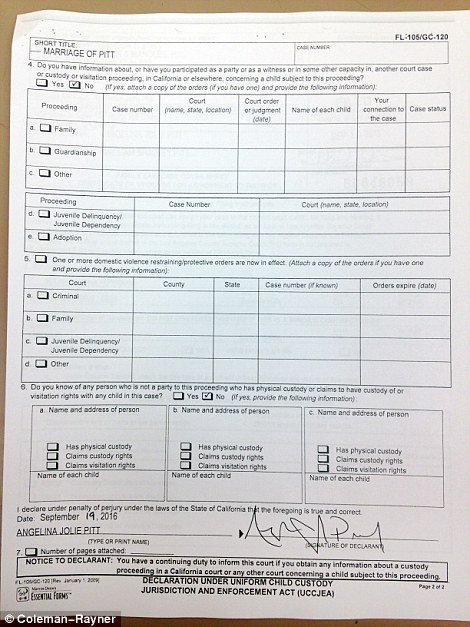 Αυτή είναι η αίτηση διαζυγίου που κατέθεσε η Αντζελίνα Τζολί [εικόνες] | iefimerida.gr 8
