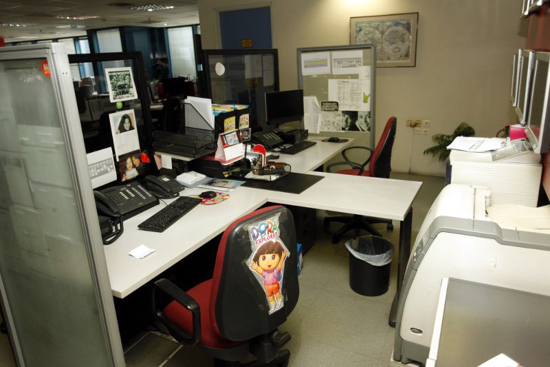 Το έρημο Mega -Αδεια γραφεία, χωρίς δημοσιογράφους [εικόνες] | iefimerida.gr 0