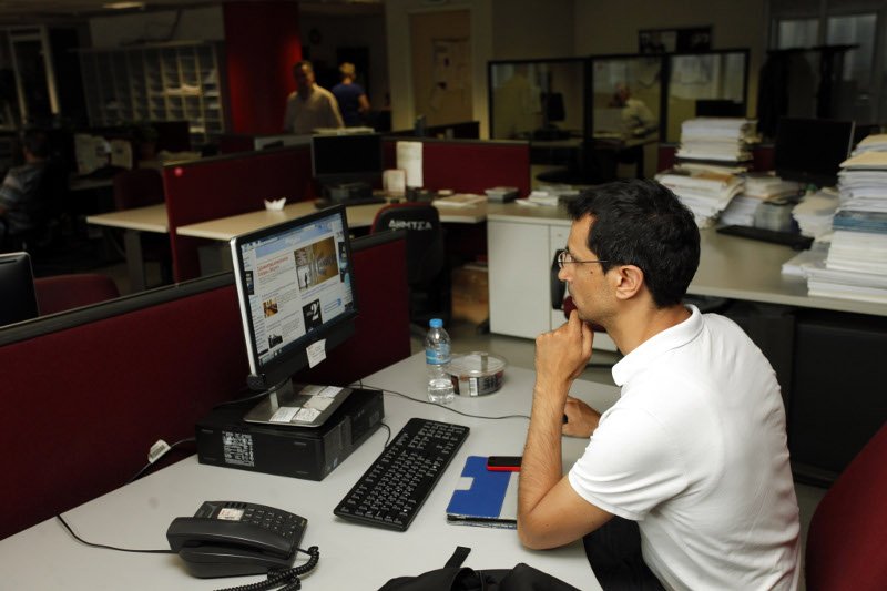 Το έρημο Mega -Αδεια γραφεία, χωρίς δημοσιογράφους [εικόνες] | iefimerida.gr 7