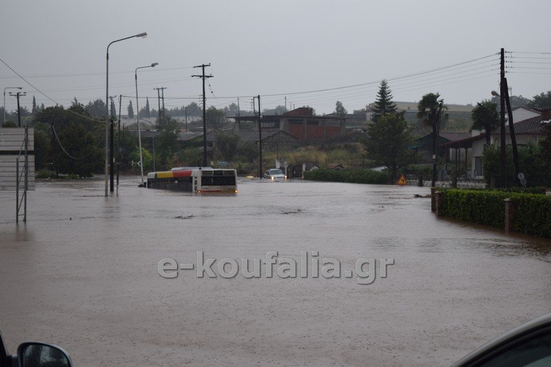 Λεωφορείο του ΟΑΣΘ γεμάτο επιβάτες έπεσε σε χείμαρρο -Ανέβηκαν στην οροφή για να γλιτώσουν [εικόνες & βίντεο] | iefimerida.gr 2