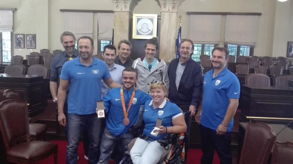 Τίμησαν στα Ιωάννινα τους Παραολυμπιονίκες Μπακοχρήστο και Λιάγκου [εικόνες] | iefimerida.gr 2