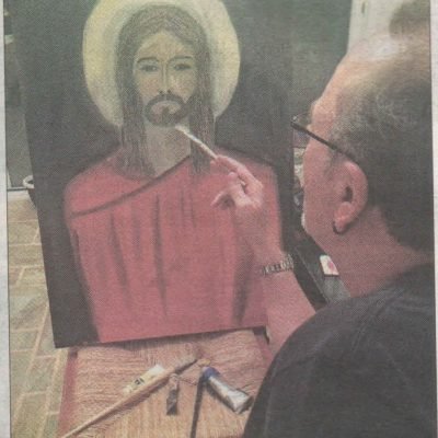 O Γονίδης ζωγράφισε τον Παΐσιο... χωρίς να τον έχει δει ποτέ [εικόνα] | iefimerida.gr 0