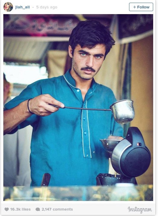 Ενας όμορφος Πακιστανός έγινε σταρ στο ίντερνετ και «σάλταρε» [εικόνες] | iefimerida.gr 0