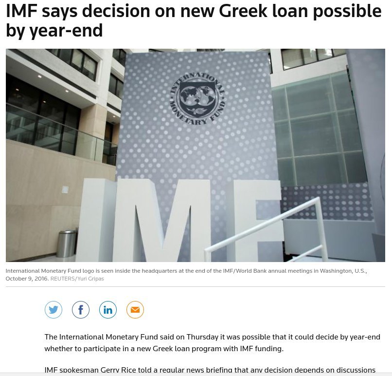 Βόμβα ΔΝΤ: Κάνουμε παράλληλες διαπραγματεύσεις με την Αθήνα για 4ο Μνημόνιο [βίντεο] | iefimerida.gr 0