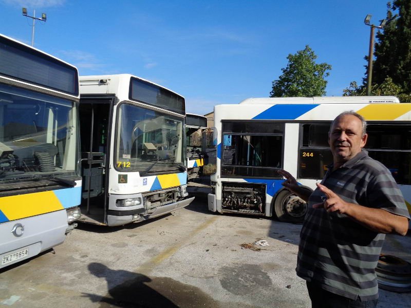 «Αυτοψία» του iefimerida στο αμαξοστάσιο των λεωφορείων -Παροπλισμένα εκατοντάδες οχήματα λόγω έλλειψης ανταλλακτικών και εργαζομένων [εικόνες] | iefimerida.gr 3