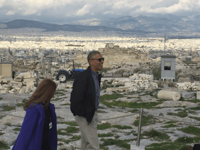 Στον Ιερό Βράχο της Ακρόπολης και στο Μουσείο ξεναγήθηκε ο Ομπάμα [εικόνες] | iefimerida.gr 22