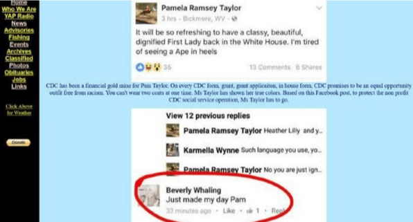 Παραιτήθηκε η δήμαρχος που αποκάλεσε τη Μισέλ Ομπάμα «πίθηκο με τακούνια» [εικόνες] | iefimerida.gr 1