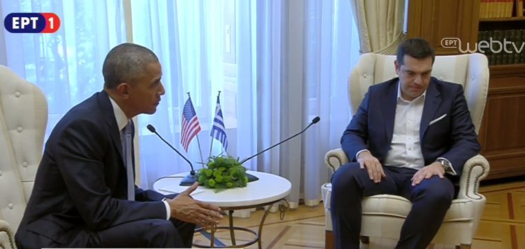 Ο ενικός και η στάση του Τσίπρα με Ομπάμα - Πήρε «φωτιά» το Τwitter [εικόνες] | iefimerida.gr 4