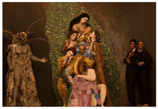 Καλλιτέχνης «ζωντανεύει» τους πίνακες του  Gustav Klimt με αληθινά, γυμνά σώματα [εικόνες] | iefimerida.gr 6