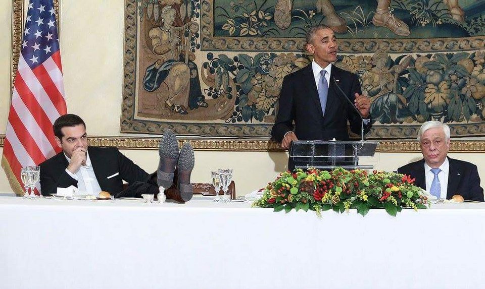 Ο ενικός και η στάση του Τσίπρα με Ομπάμα - Πήρε «φωτιά» το Τwitter [εικόνες] | iefimerida.gr 6