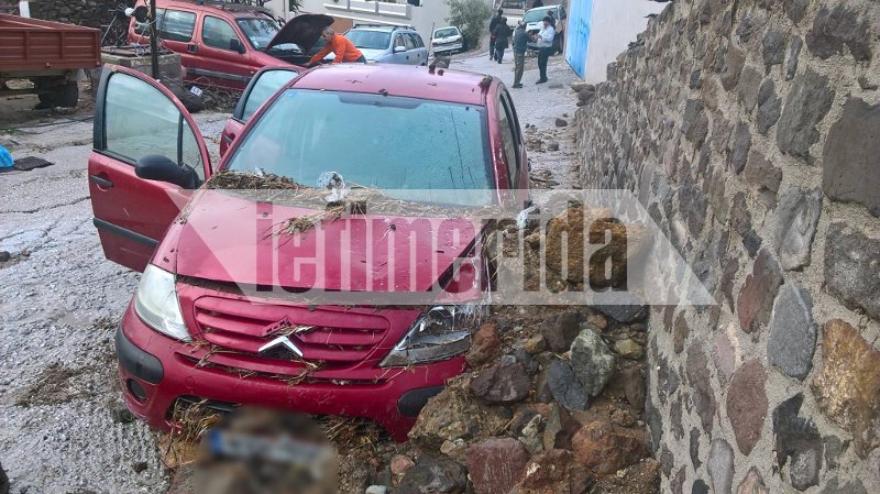 Θεομηνία στη Λέσβο -Σκηνές βιβλικής καταστροφής στο Μεσότοπο [εικόνες] | iefimerida.gr 5