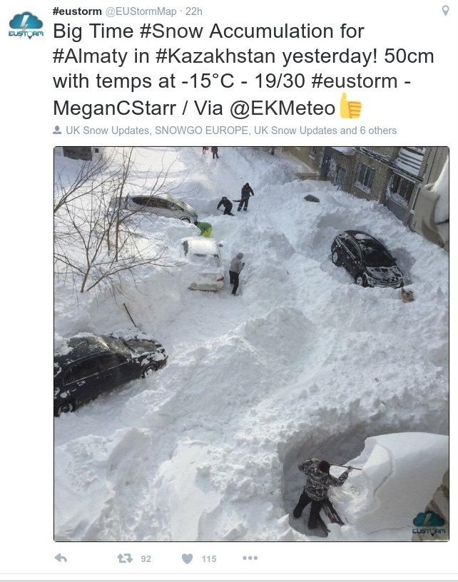 Πολικό ψύχος στο Καζακστάν: Στους -34 βαθμούς η θερμοκρασία στην πρωτεύουσα [εικόνα]  | iefimerida.gr 0