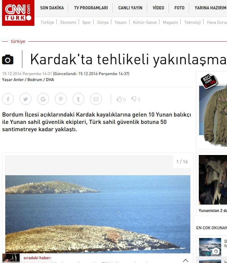 Ενταση στα Ιμια – Ελληνική και τουρκική ακτοφυλακή σε απόσταση αναπνοής [εικόνες] | iefimerida.gr 6