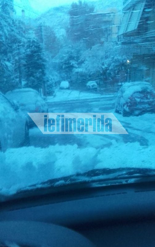 Επέλαση χιονιά: Στα λευκά η χώρα, το έστρωσε και στην Αθήνα [εικόνες] | iefimerida.gr 16