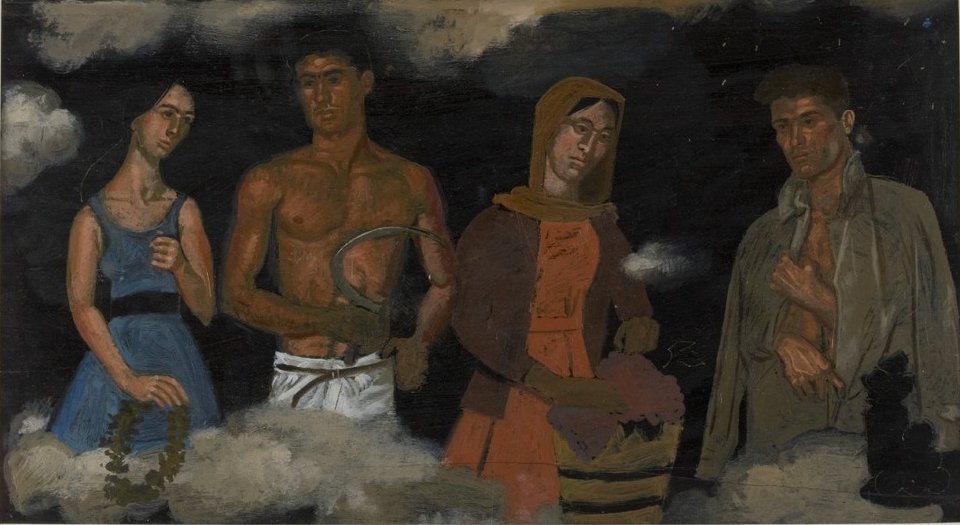 Ο Γιάννης Τσαρούχης εικονογραφεί τη βιογραφία του -Εκθεση στο Μπενάκη [εικόνες]  | iefimerida.gr 5