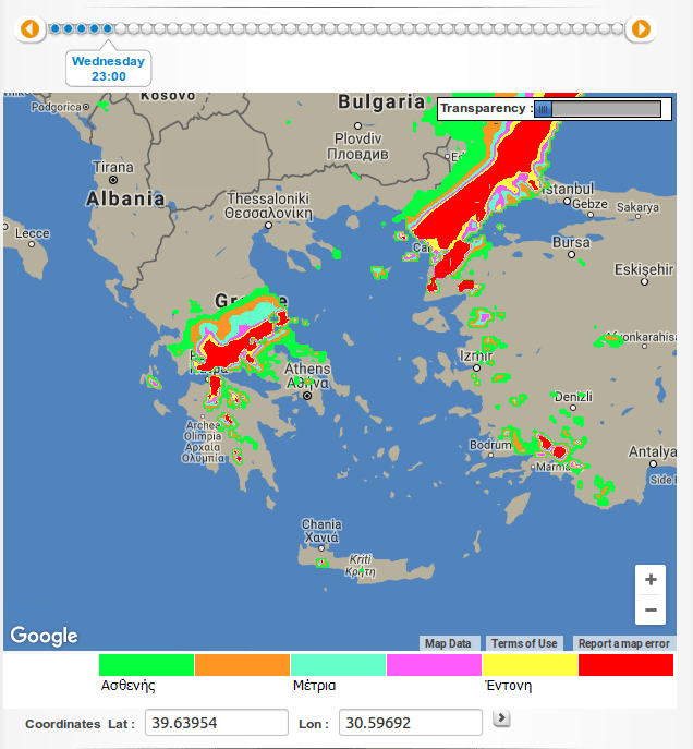 Οι χάρτες με τα χιόνια και τις καταιγίδες στην Ελλάδα σήμερα -Πού θα χτυπήσουν τα φαινόμενα [εικόνες] | iefimerida.gr 5