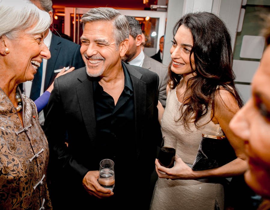 Νταβός: Η Λαγκάρντ ρωτάει τον Τζορτζ Κλούνεϊ αν η Αμάλ είναι έγκυος [εικόνες] | iefimerida.gr 2