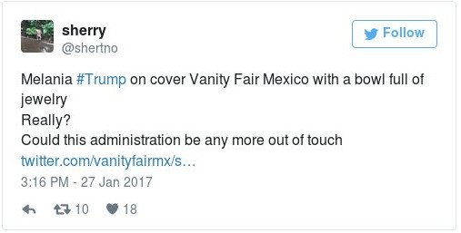 Σάλος: Η Μελάνια Τραμπ «τρώει» διαμάντια στο  Vanity Fair Μεξικού [εικόνες] | iefimerida.gr 3