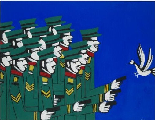 Φασιανός, Ακριθάκης, Ψυχοπαίδης, Γαΐτης: Ζωγραφίζουν τα ταραγμένα χρόνια 1950-1977 [εικόνες]  | iefimerida.gr 2