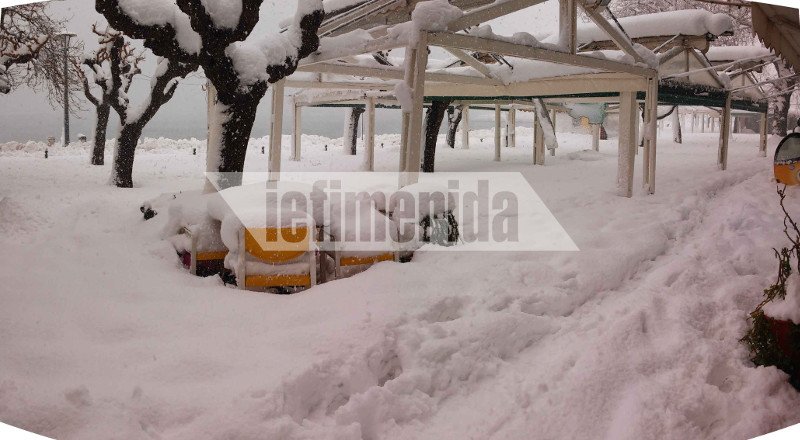 Σιβηρικό τοπίο η Σκόπελος -Πρωτοφανείς εικόνες, το νησί «θάφτηκε» κάτω από μέτρα χιονιού [εικόνες] | iefimerida.gr 8