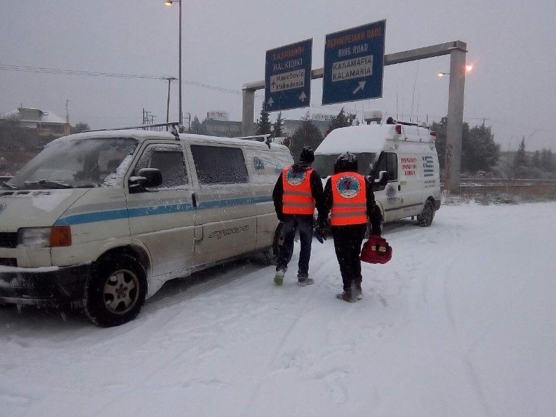 Ελληνική Ομάδα Διάσωσης: Ανύπαρκτος ο κρατικός μηχανισμός απέναντι στον χιονιά [εικόνες] | iefimerida.gr 0