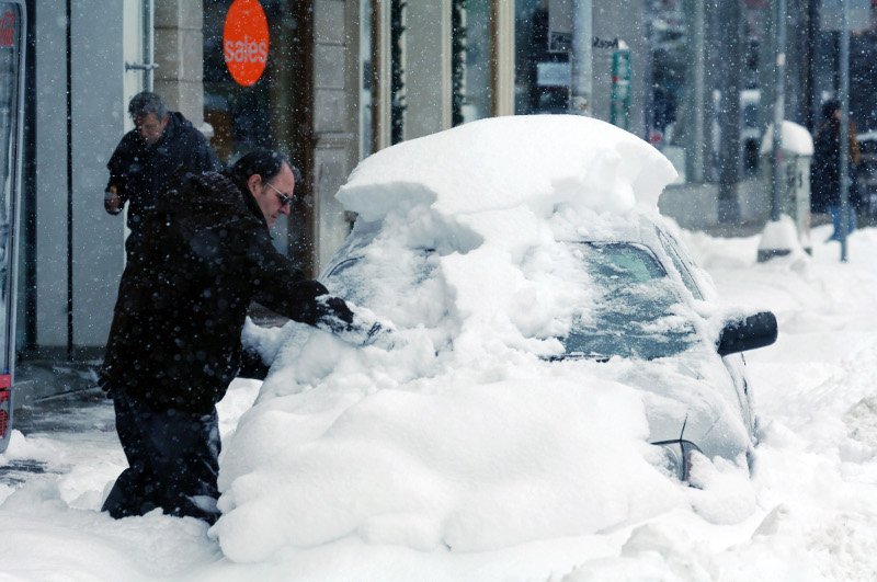 Ρωσία θυμίζουν τα Τρίκαλα -Σφοδρή χιονόπτωση, στο μισό μέτρο το χιόνι [εικόνες & βίντεο] | iefimerida.gr 1
