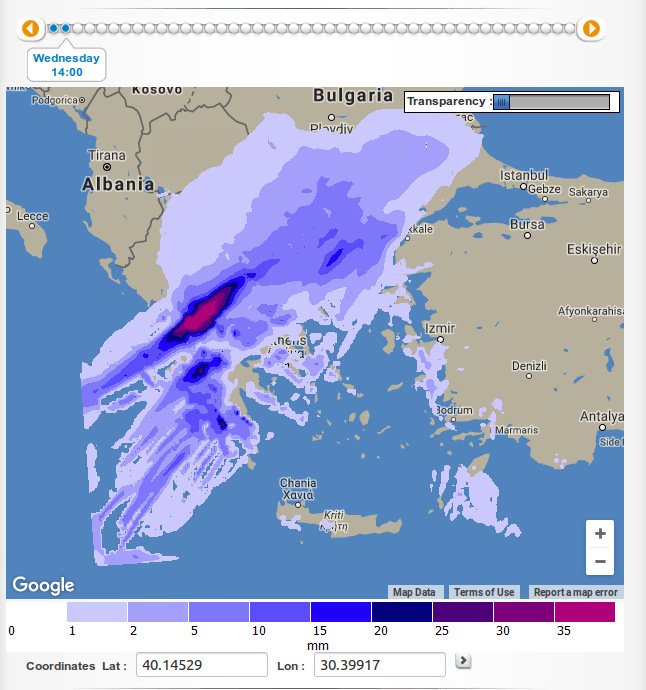 Οι χάρτες με τα χιόνια και τις καταιγίδες στην Ελλάδα σήμερα -Πού θα χτυπήσουν τα φαινόμενα [εικόνες] | iefimerida.gr 7