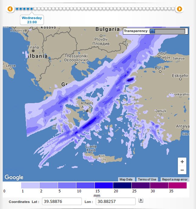 Οι χάρτες με τα χιόνια και τις καταιγίδες στην Ελλάδα σήμερα -Πού θα χτυπήσουν τα φαινόμενα [εικόνες] | iefimerida.gr 9