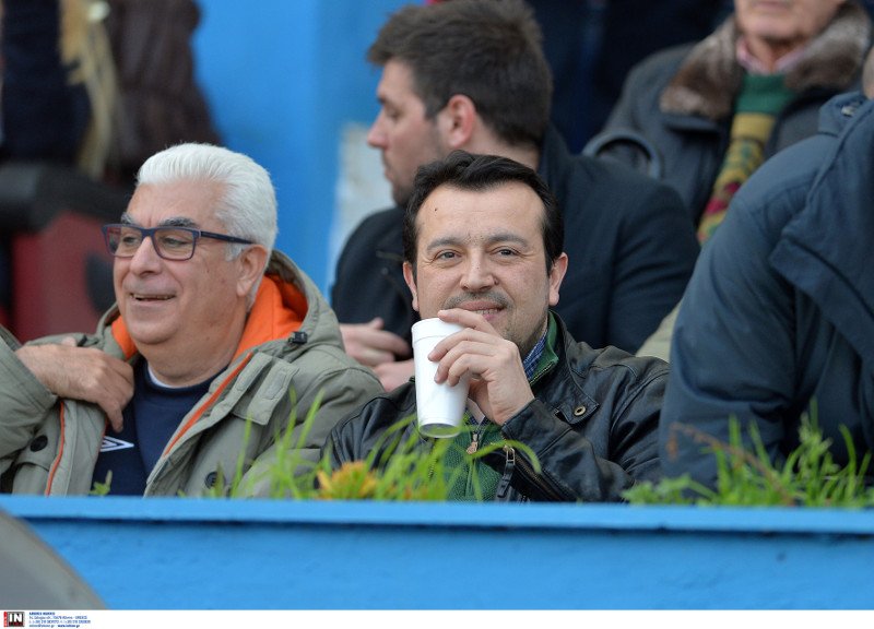 Παππάς-Μουζάλας στο γήπεδο της Νέας Σμύρνης [εικόνες] | iefimerida.gr 0