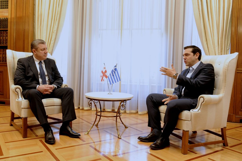 Στο Μέγαρο Μαξίμου ο πρωθυπουργός της Γεωργίας -Τι συζήτησε με Τσίπρα | iefimerida.gr 0