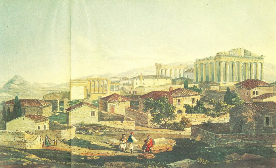 Οταν ο Παρθενώνας ήταν μαυρισμένος, σε χαλάσματα -Είχε τζαμί και σπίτια [εικόνες]  | iefimerida.gr 1