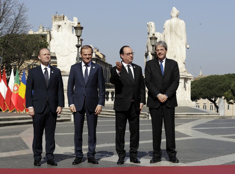 Οι ηγέτες της ΕΕ υπέγραψαν τη Διακήρυξη της Ρώμης [εικόνες] | iefimerida.gr 1