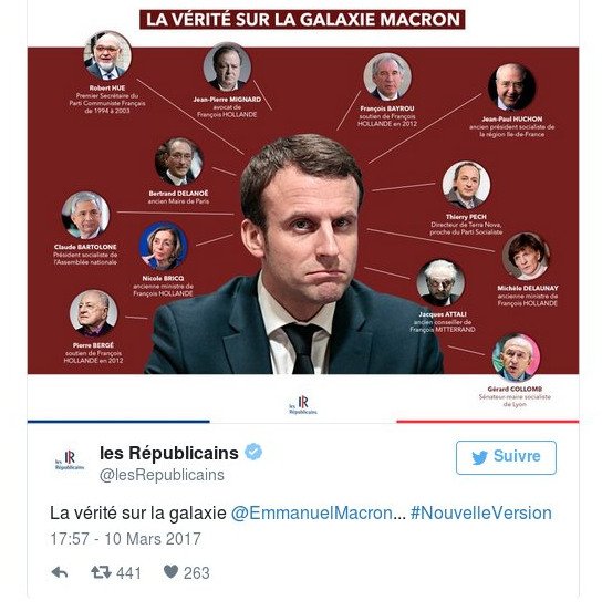 Το κόμμα του Φιγιόν σχεδίασε τον Εμμανουέλ Μακρόν ως Εβραίο, με γαμψή μύτη [εικόνες] | iefimerida.gr 1