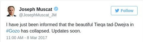 Κατέρρευσε στη θάλασσα ο βράχος-αψίδα, σύμβολο της Μάλτας [εικόνες]  | iefimerida.gr 2