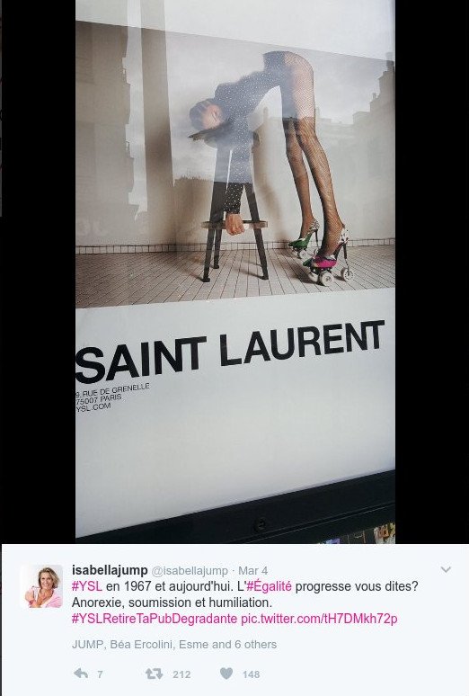 Γαλλία: Κατακραυγή για τη νέα καμπάνα του οίκου Yves Saint Laurent -Λένε ότι εξευτελίζει τις γυναίκες [εικόνα] | iefimerida.gr 0