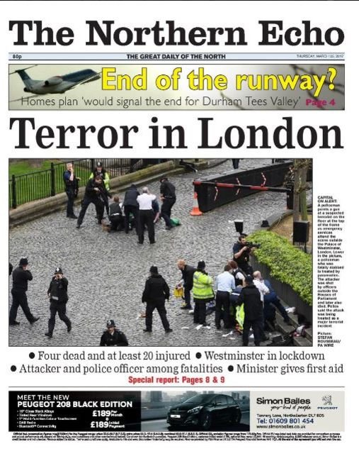 «Χτύπημα στη δημοκρατία» -Ο βρετανικός Τύπος συγκλονισμένος από το μακελειό [εικόνες] | iefimerida.gr 8